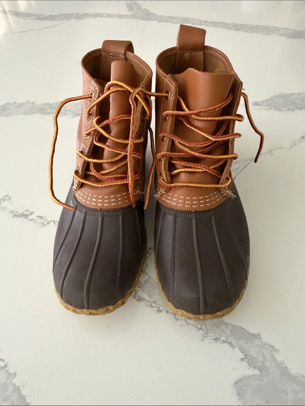 LL Bean duck boots unlined size EM - see description